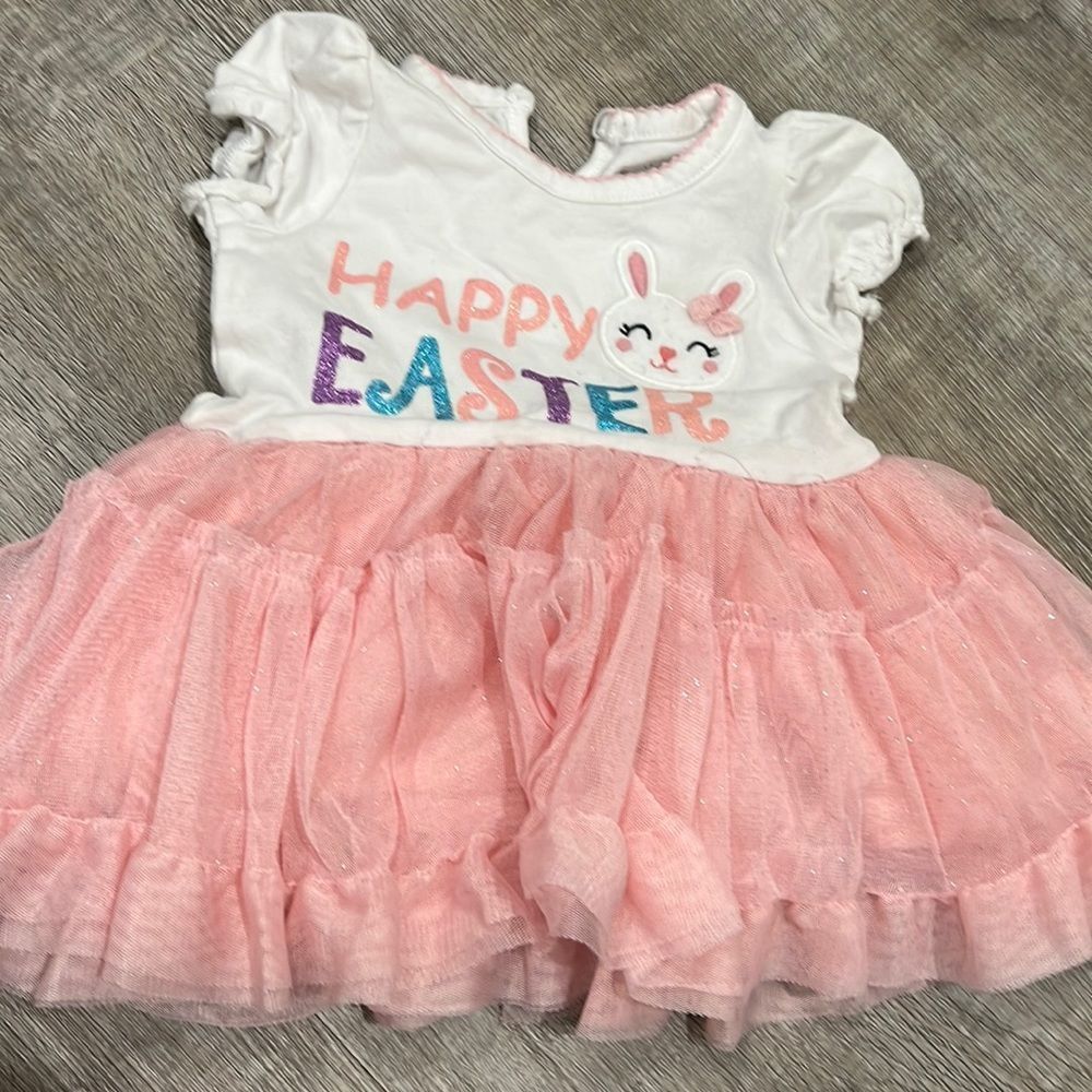 Happy Easter Top For Baby Girl